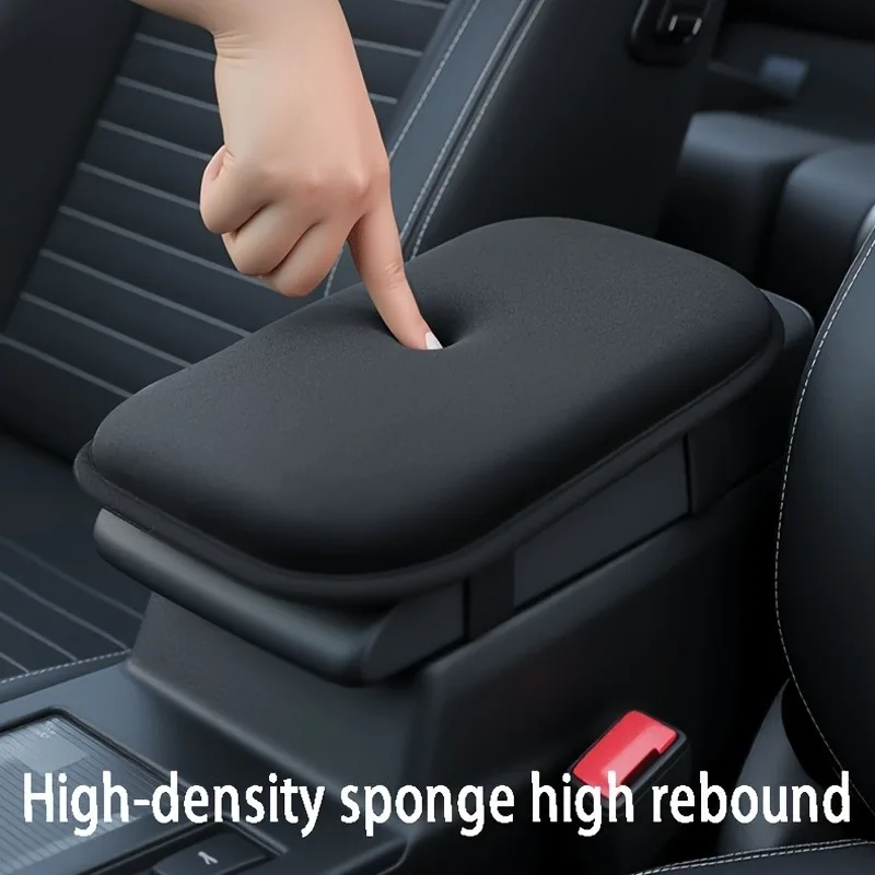Car Armrest Pad, Plush Heightening Pad for Central Console, 1pc, for Vehicles, for Car Interior, Armrest Cover