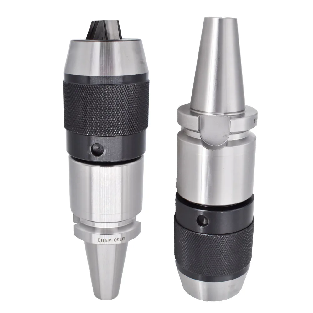 BT30 BT40 APU08 APU13 APU16 BT Spindle APU Tools holder Integrated Self-Tightening Automatic Drill Chuck CNC Machine Center