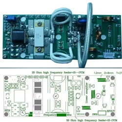 100W FM VHF 80Mhz-170Mhz RF wzmacniacz płyta wzmacniacza zasilania zestawy DIY do radia z szynką