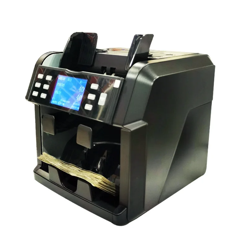 US-Dollar Euro RMB Hong Kong Dollar Akkumulierter Betrag Banknotenzähler Mehrwährungs-Banknotenzähler