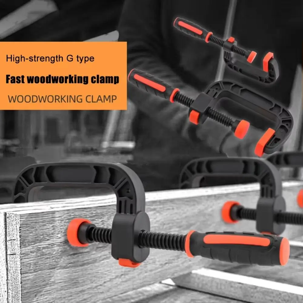 Klem Pembuka Rahang Pegas 2/3 Inci Tugas Berat Pelepasan Cepat Tipe G Klem Kuat Multifungsi Gaya Penjepit Kuat