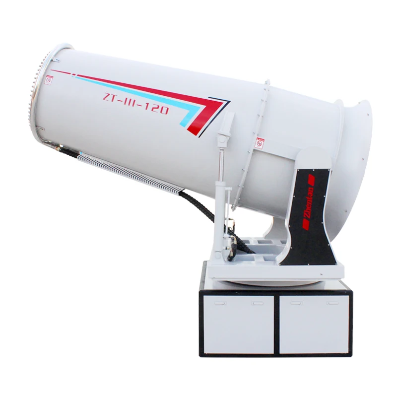 Novo design personalizado máquina de canhão de névoa de acionamento hidráulico pulverizador de jardim ventiladores de resfriamento elétricos para caminhões