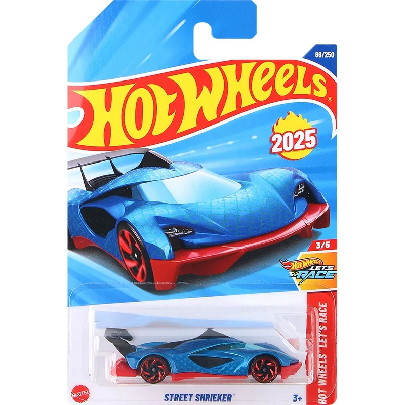 Hot Wheels – voiture de rue originale, Shrieker Let's Race 1/64, jouets moulés sous pression pour garçons, modèle de véhicule en alliage, Collection, cadeau d'anniversaire 2025Q