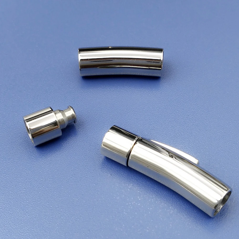 

10 Pcs Stainless Steel Clasps Connector Durable Lightweight Jewelry Fastener Hook for DIY Necklace Bracelet H made Crafts