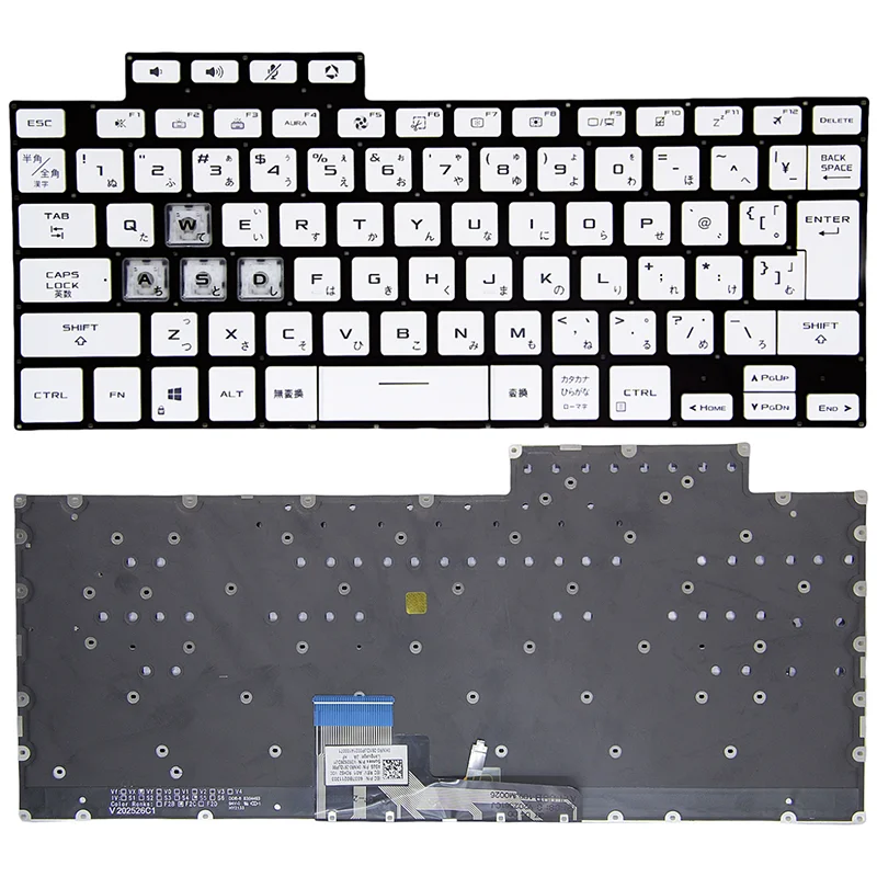 لوحة مفاتيح لغة تخطيط RU/SP/JP/TR/KR لـ Asus FX516 FX516P FX516PM FA516