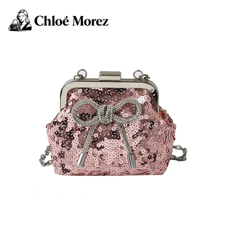 

Сумка с бантом, персонализированная сумка для ужина с блестками, летняя сумка через плечо, женская сумка