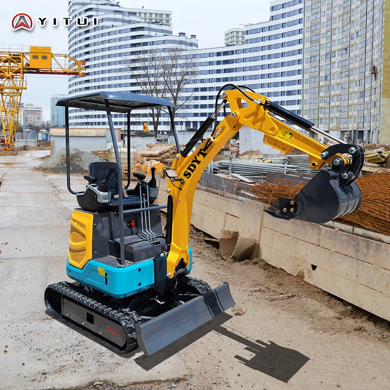 Fast Delivery Of Customized Mini Excavators With Multiple Accessories New Crawler-Type 1.2 Ton Mini Excavator Ce Epa Euro 5