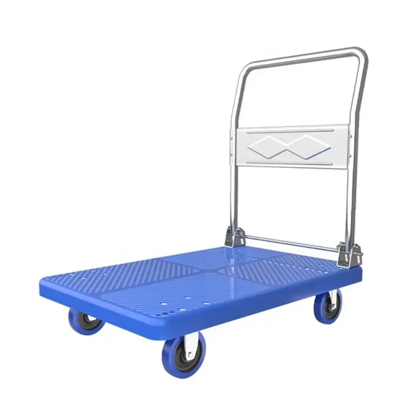 4 Wheels Hand Trolley Folding Tool Cart with Wheels