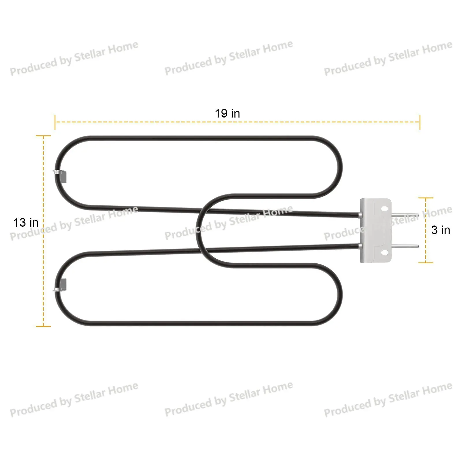 For Weber66816 Heating Tube 230V 2200W Steel SUS840 for Q240Q2400