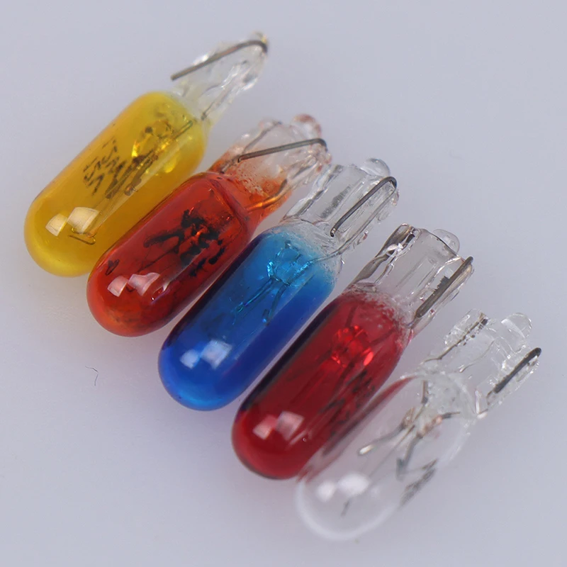 Hot Sale 10pcs T5 12v 1.2w Car Halogen Instrument Lights Dashboard Bulb Auto Interior