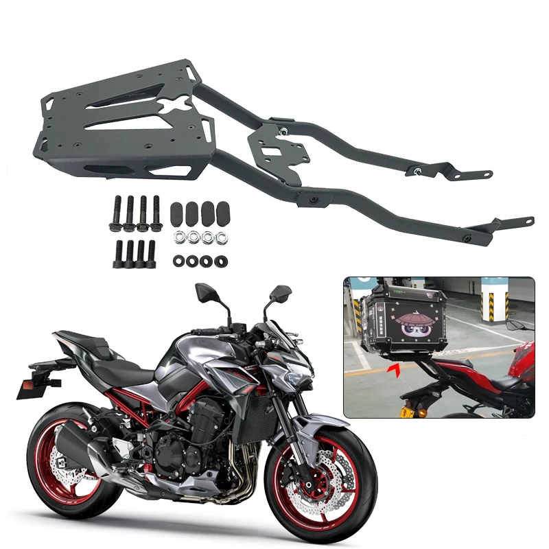 

For Kawasaki Z900 Z 900 SE 2017 2018 2019 2020 2021 2022 2023 Motorcycle Rear Luggage Top Case Box Rack