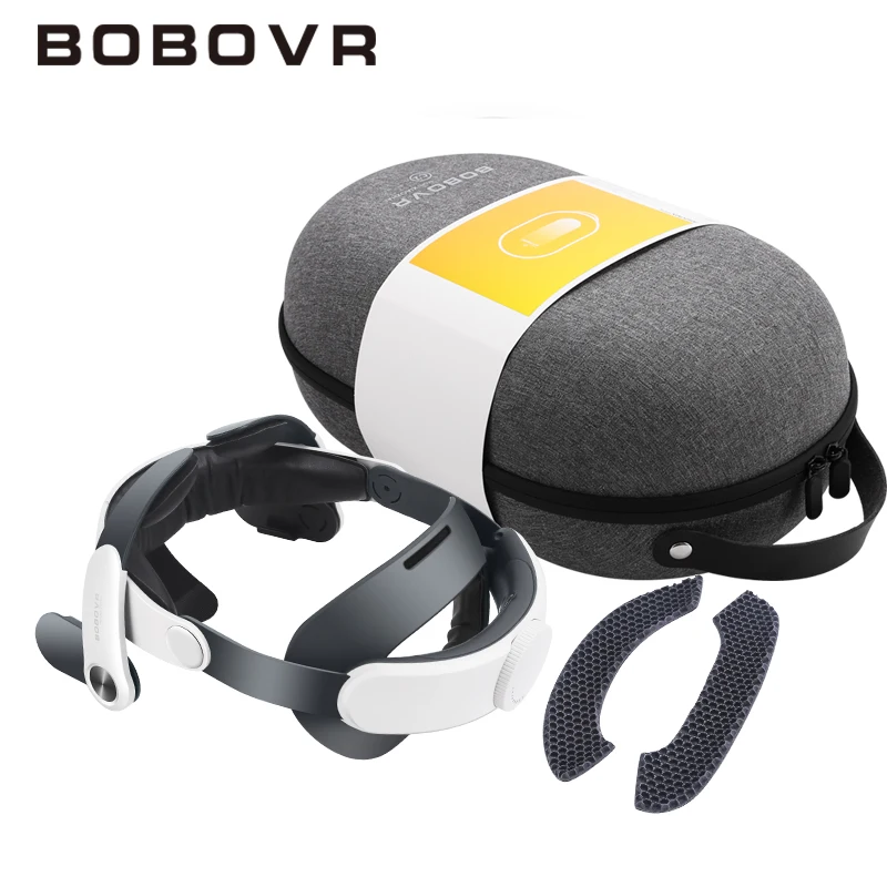 

BOBOVR M2 PLUS Head Strap BOBOVR C2 Case For Oculus Quest 2 EVA Storage Bag Shock Proof Waterproof Storage Bag VR Accessories