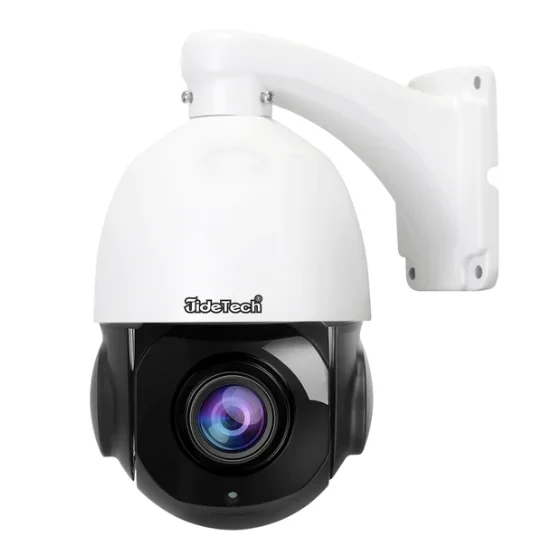 طويلة المدى 200 متر مسافة الأشعة تحت الحمراء 4.5 بوصة سرعة معدنية PTZ 4K 8MP POE كاميرا تلفزيونات الدوائر المغلقة كاميرات أمنية مع 20X زووم بصري دعم FTP