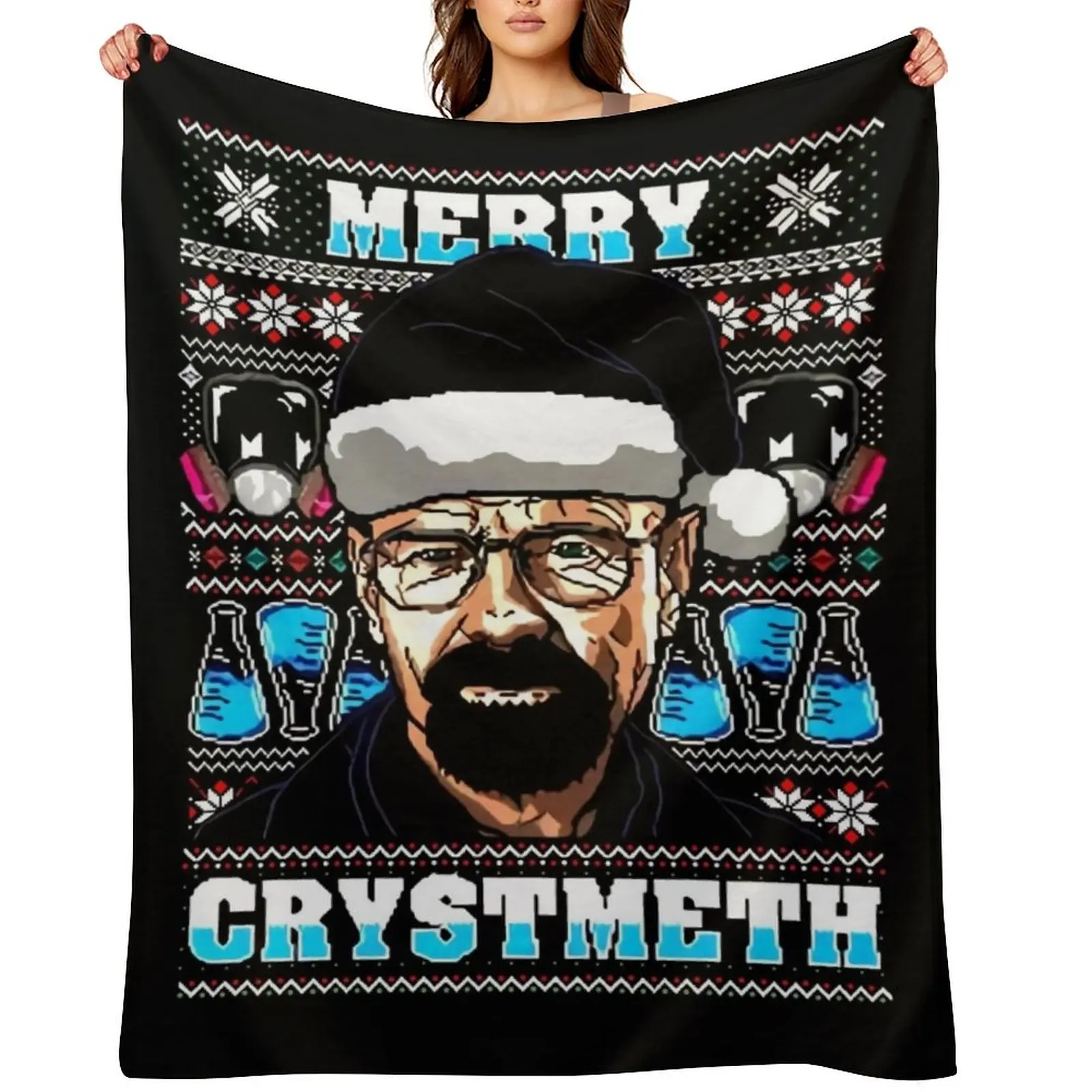 

Breaking Bad Christmas Ugly Throw Blanket Luxury Thicken Extra Large Throw Decorative Throw Luxury Throw Blankets