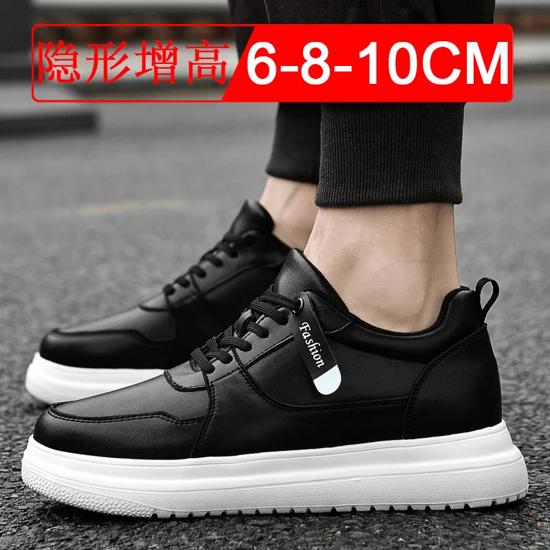Mens invisible height increasing sports Korean version breathable English style casual sneakers Increase by 4/6/8/10 centimeters
