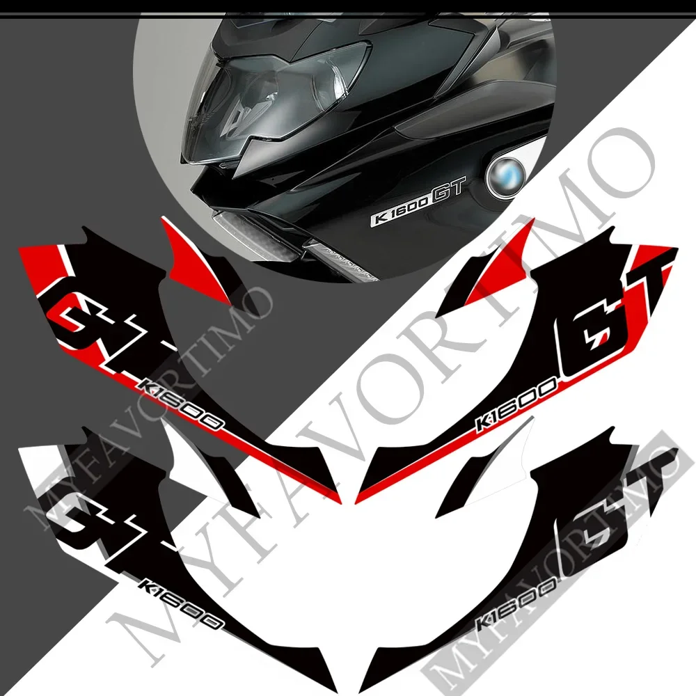 

For BMW K1600GT K1600 K 1600 GT Motorcycle Tank Pad Fairing Fender Emblem Logo Cases Trunk Luggage Set Body Stickers Protector