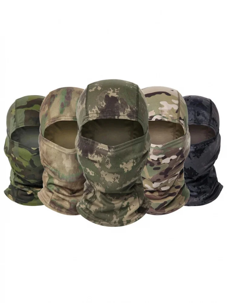 AliExpress NONE Camouflage Balaclava Hat Cycling Full Face Mask Outdoor Sports Hunting Hiking Ski Mask motorcycle Helmet Inner Cap