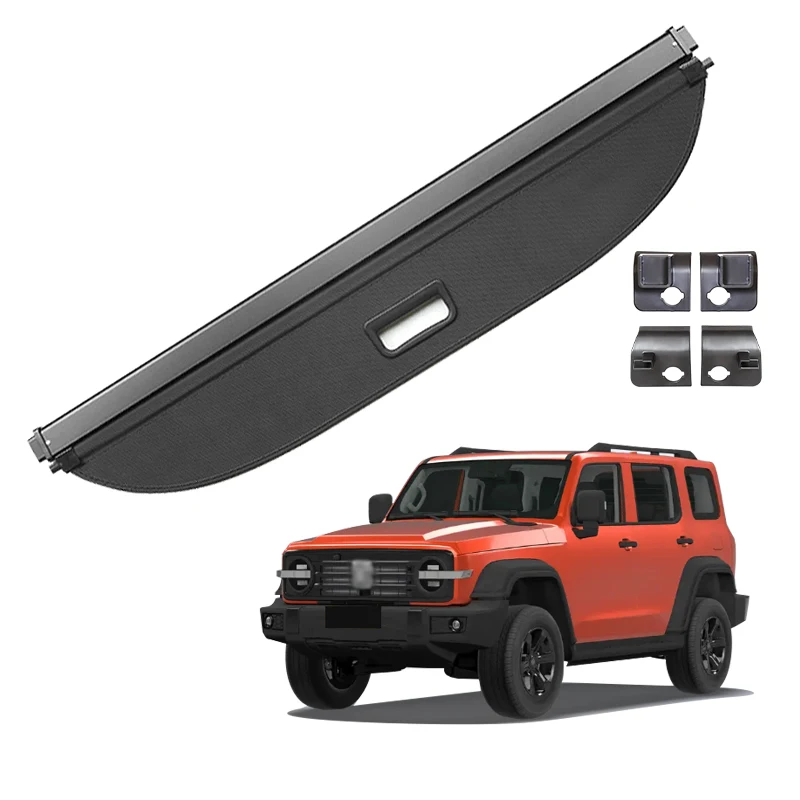 

For Great wall Wey Tank300 Cargo Cover Trunk Retractable Parcel Rack Waterproof Shield Privacy Cargo Cover Auto accessories