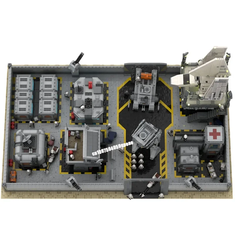 Nieuwe 7500 Stuks Beroemde Star Battle Movie Moc Ultieme Basis Effen Model Custom Puzzel Diy Creatieve Ideeën Kinderen Speelgoed Verjaardagscadeautjes