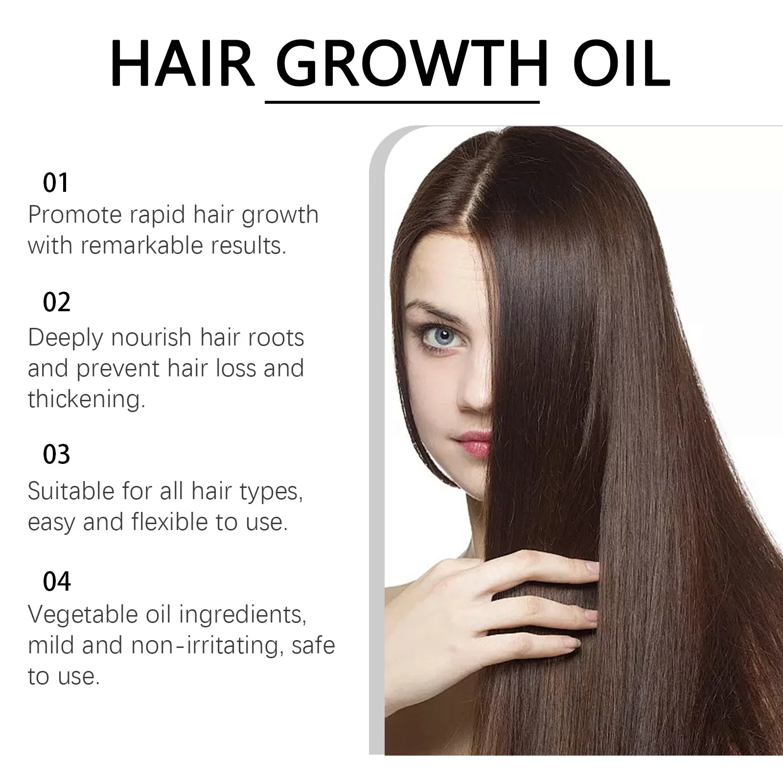 Cura dei capelli Olio essenziale Trattamenti nutrienti Cuoio capelluto Secco Danneggiato Ricrescita dei capelli Prevenire la calvizie Salute Crescita dei capelli Liquido 60ml