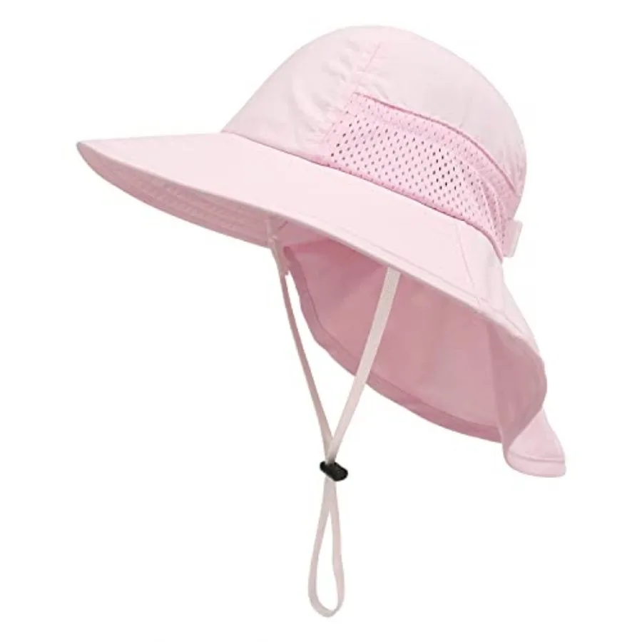 

Baby Sun Hat UPF 50+ Toddler Wide Brim Beach Hats for Boys Girls 0-6 Years