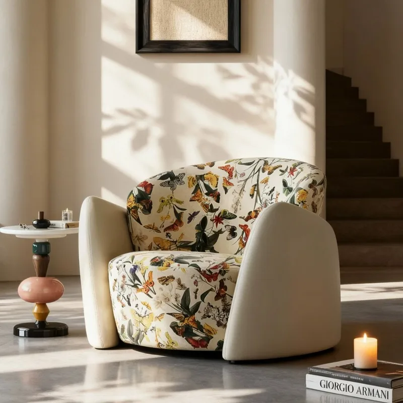 Modern Design Chair Office Relaxing Floor Large Chair Reading Petal Cadeiras Para Sala De Estar Free Shipping Furniture