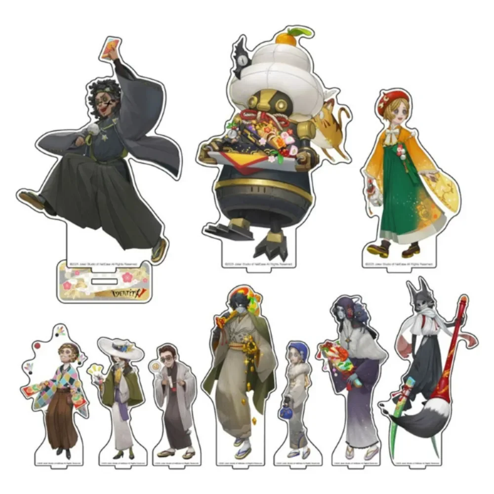 Game Identity V Acrylic Stand Cartoon Anime Character Mercenary Grave Keeper Novelist Merchant Cosplay Model Plate Toy Fans Gift