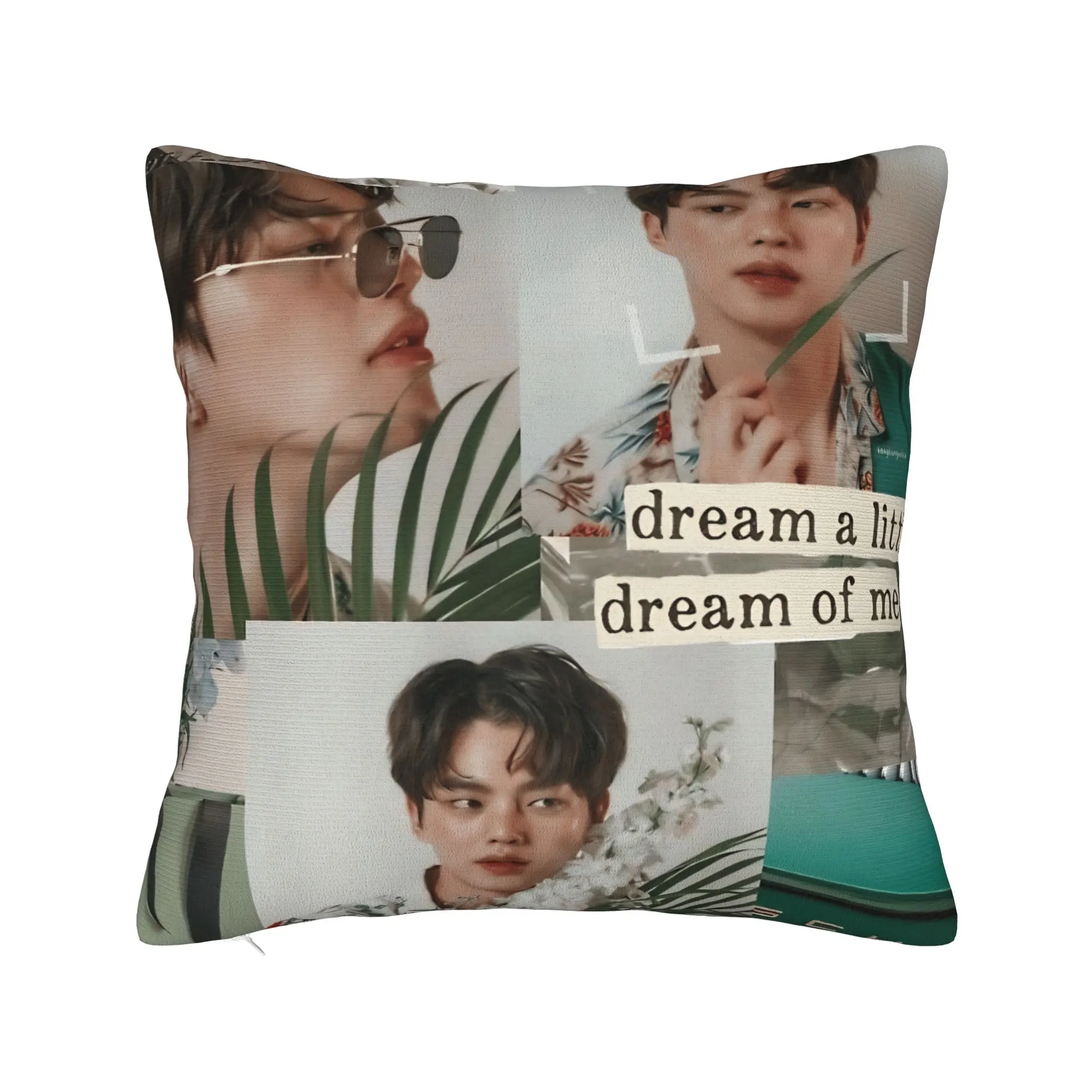 Song Kang Pillow Cover Korean Actor Soft Pillow Case Cushion Cover Funny Design Pillowcases For Sofa Bedroom Home Decor