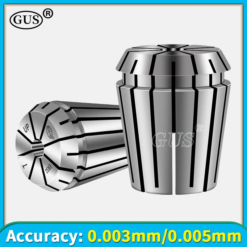 1PC ER11 ER16 ER20 ER25 ER32 AA UP High Precision0.003 0.005mm Spring Collet Suitable Engraving Machine Spindle Machining Center