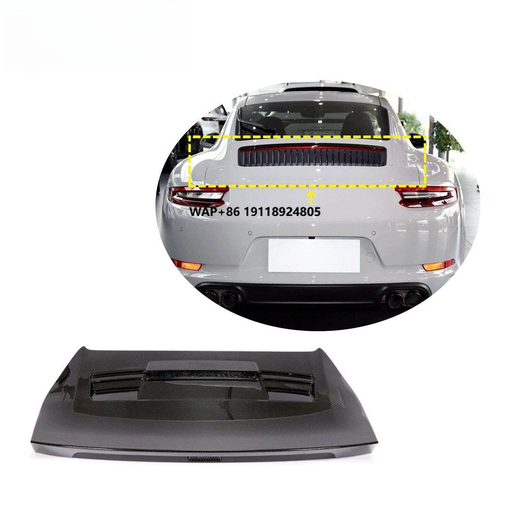 

Carbon Fiber Rear Trunk Lid Cover for 911 991 Carrera 4 S 4S Coupe 2-Door 2013-2018