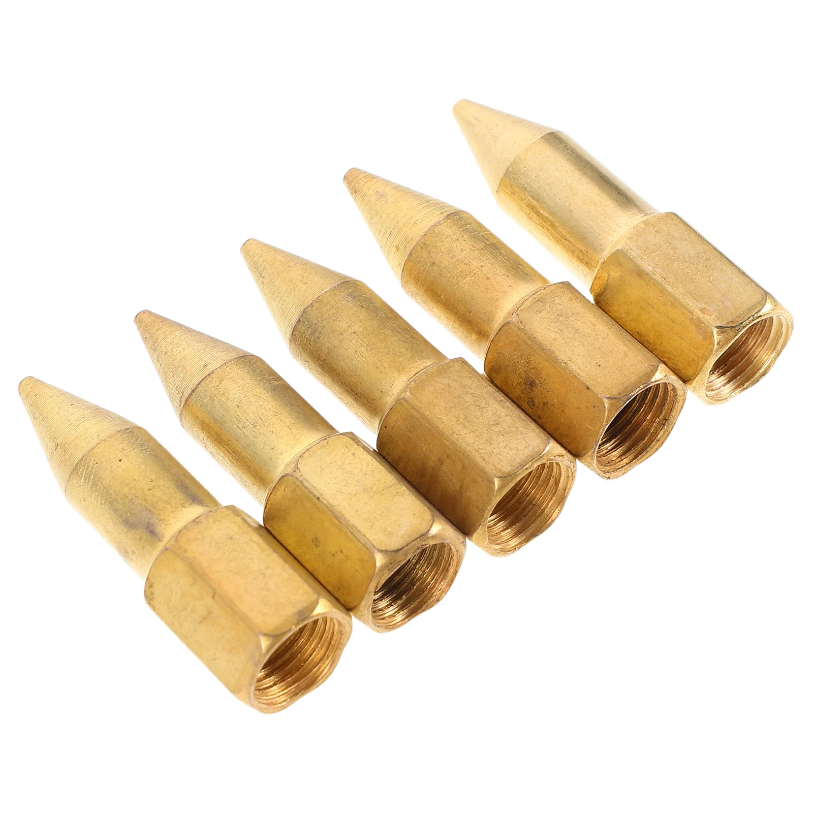 

5Pcs Copper Grease Nozzle Tips Extended Metal Replacement Nozzles for Hard-to-Reach Areas Practical Grease Sprayer Parts Durable