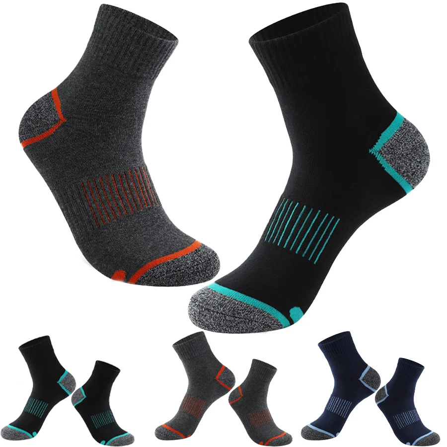 

Носки унисекс с подушкой для выступлений, спортивные носки для бега, дышащие носки для экипажа с мягкой подкладкой для мужчин и женщин