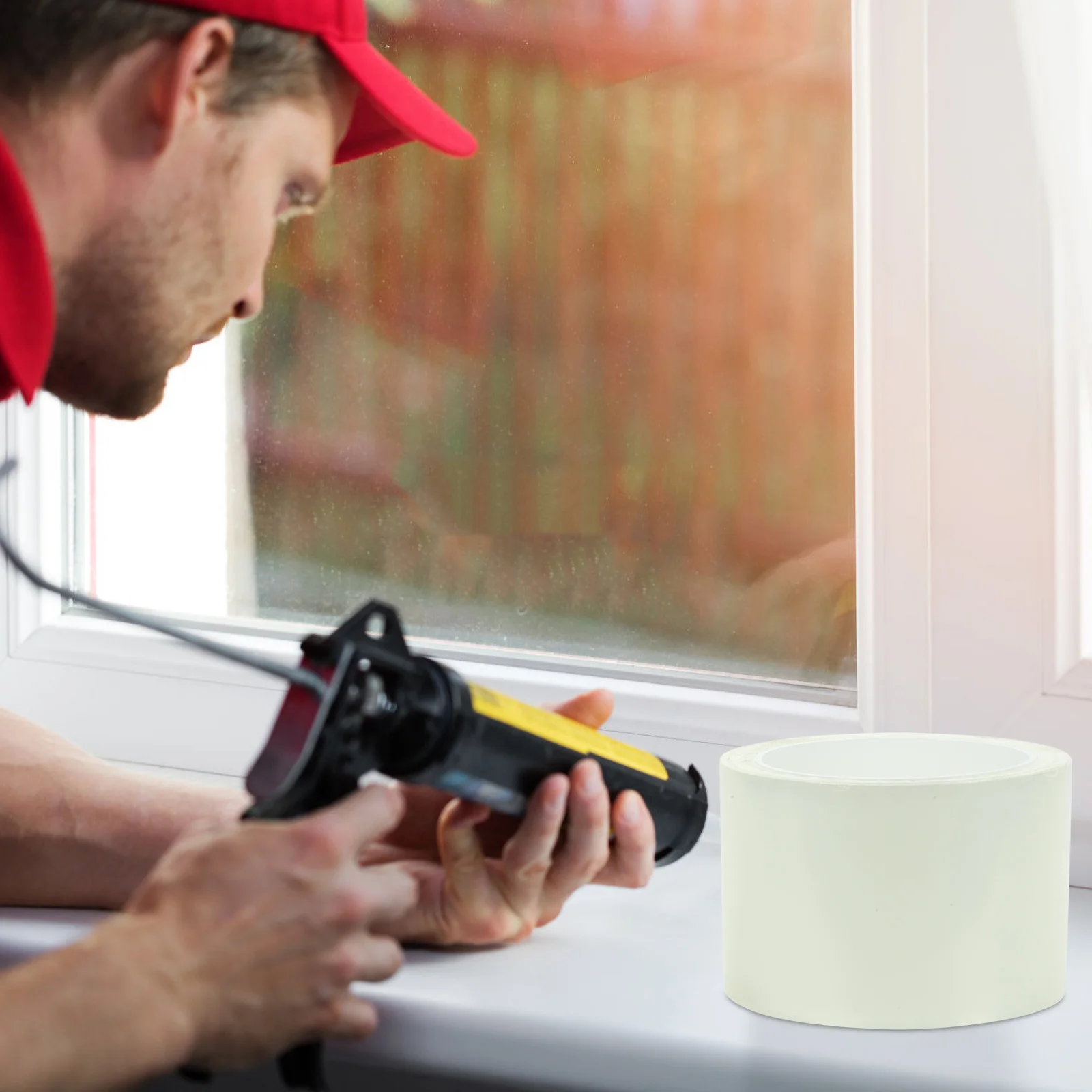 

7cmx10m Transparent Windproof Sealing Tape High Adhesion Acrylic No Residue Lasting for Doors Air Conditioner