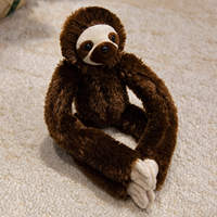 50cm Long Arm Suspension Series Gorilla Sloth Lemur Plush Toy Cute Mother and Child Animal Series Toy Holiday Gift Decoration