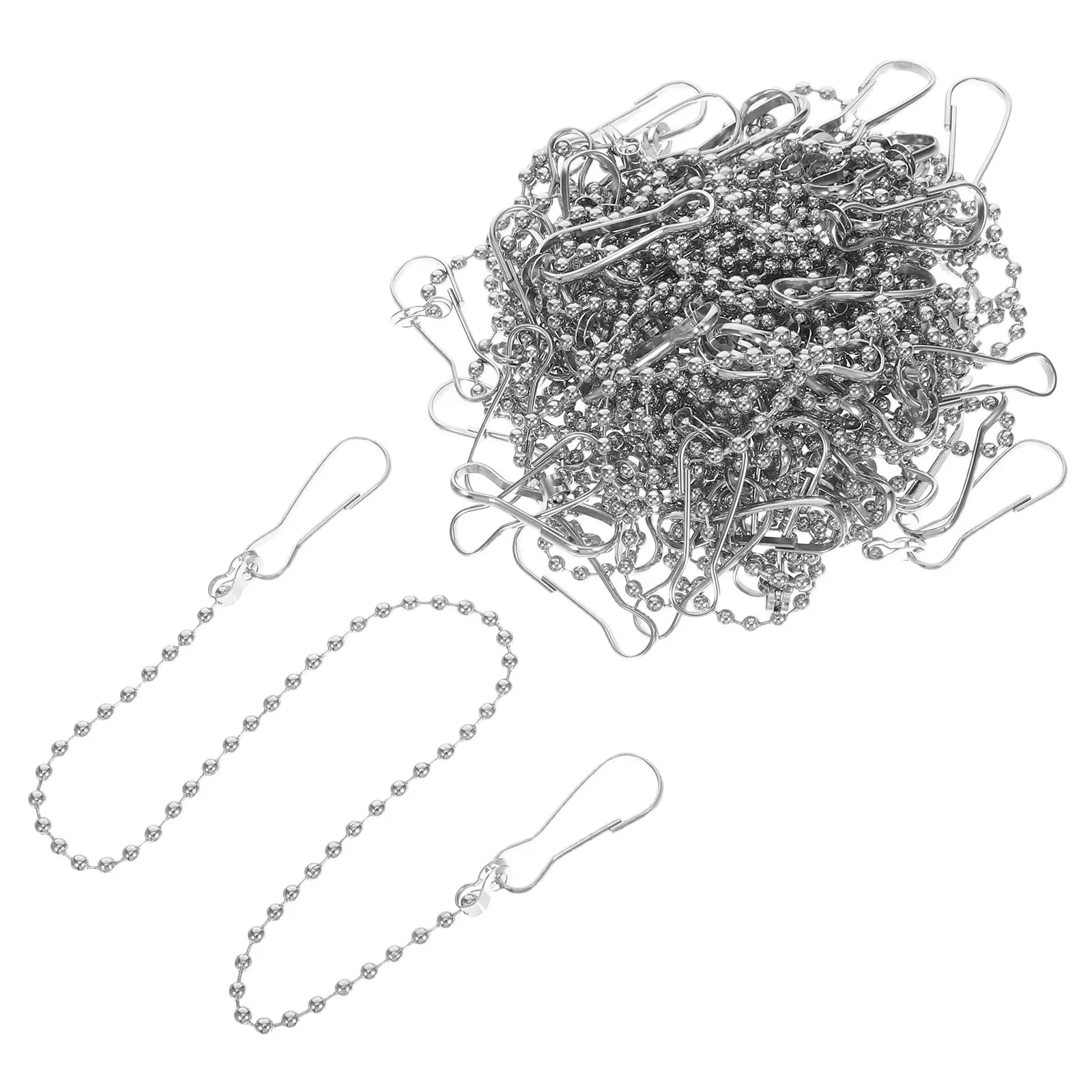 24Pcs Hanging Chains with Hooks Heavy Duty Metal Link Chain for Signs Planters Bird Feeders Outdoor Indoor Decor