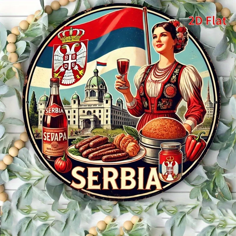 Arte de pared: depía una figura vestida con ropa tradicional, sosteniendo una copa de vino y una comida deliciosa, perfecta para una sala de estar.