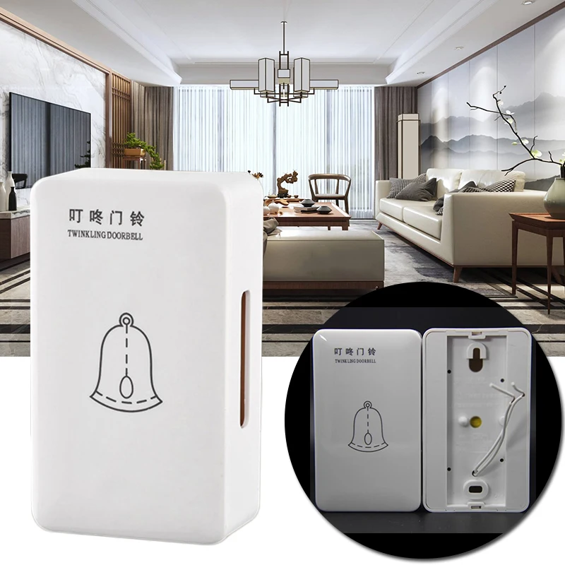 บ้านสำนักงาน Doorbell อัจฉริยะ Doorbell กันน้ำระยะไกล AC 220V สมาร์ทกระดิ่งกระดิ่งกระดิ่งอุปกรณ์เสริมสมาร์ทประตูปุ่ม