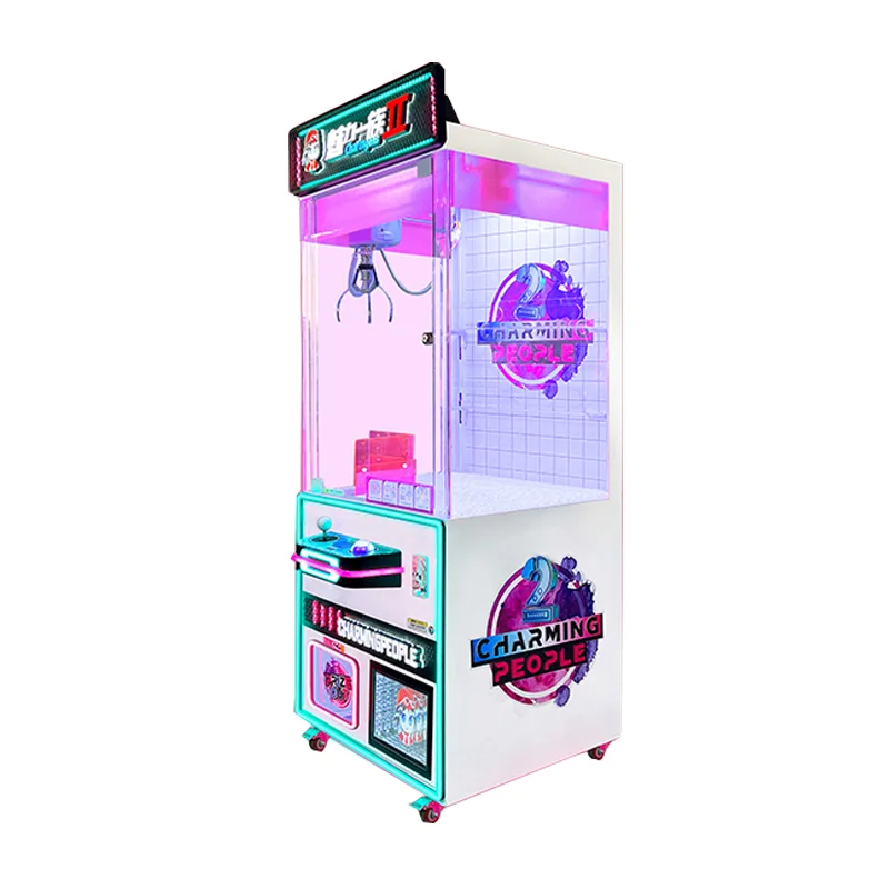 1 Player Classic entertainment style Coin Operated Crane Claw Machine Kids Dolls for Sale