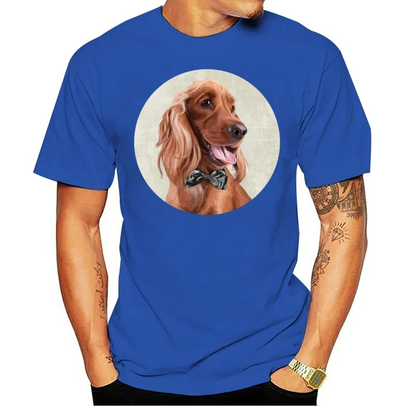 Men tshirt Mr. English Cocker Spaniel portrait  T Shirt women T-Shirt tees top