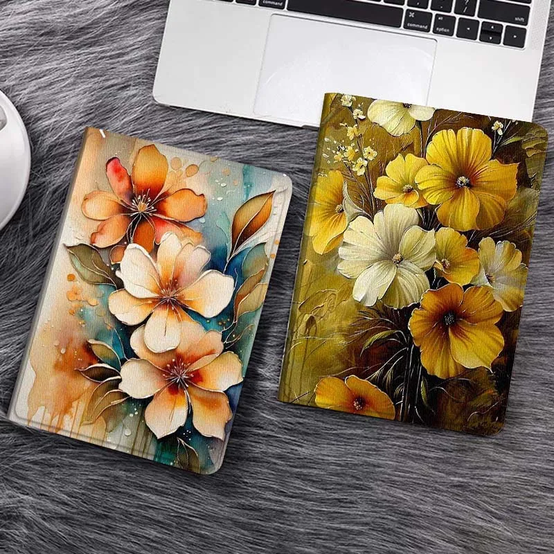 

Flower Sunflower Beautiful Gift For Huawei MediaPad T5 T10s M6 M5Lite SE Honor Tab 5 6 7 V7 V8 X8a X9a Pro Soft Tablet Case