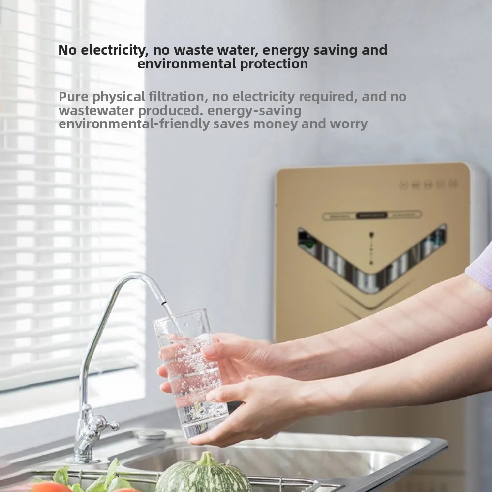 

Ultrafiltration Water Purifier Household Filter Cartridge Five-Stage Non-Electric No Wastewater Mineral Retention Kitchen Water