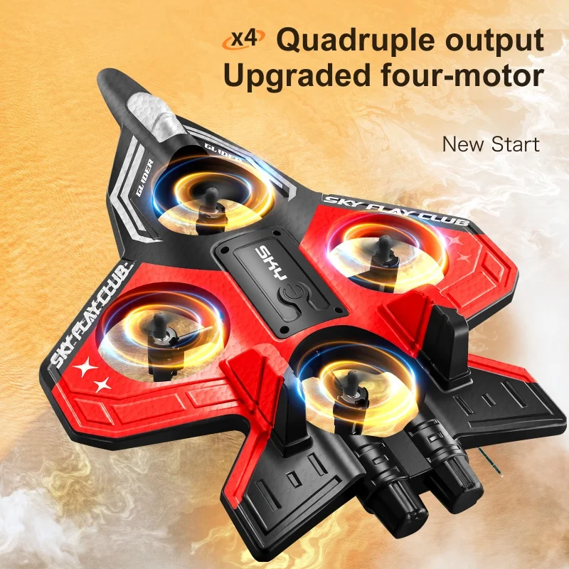 

Glider Flying Helicopter RC Hobby Jet Plane 2.4G Stunt Remote Control Foam Fighter Airplane Children's Toys