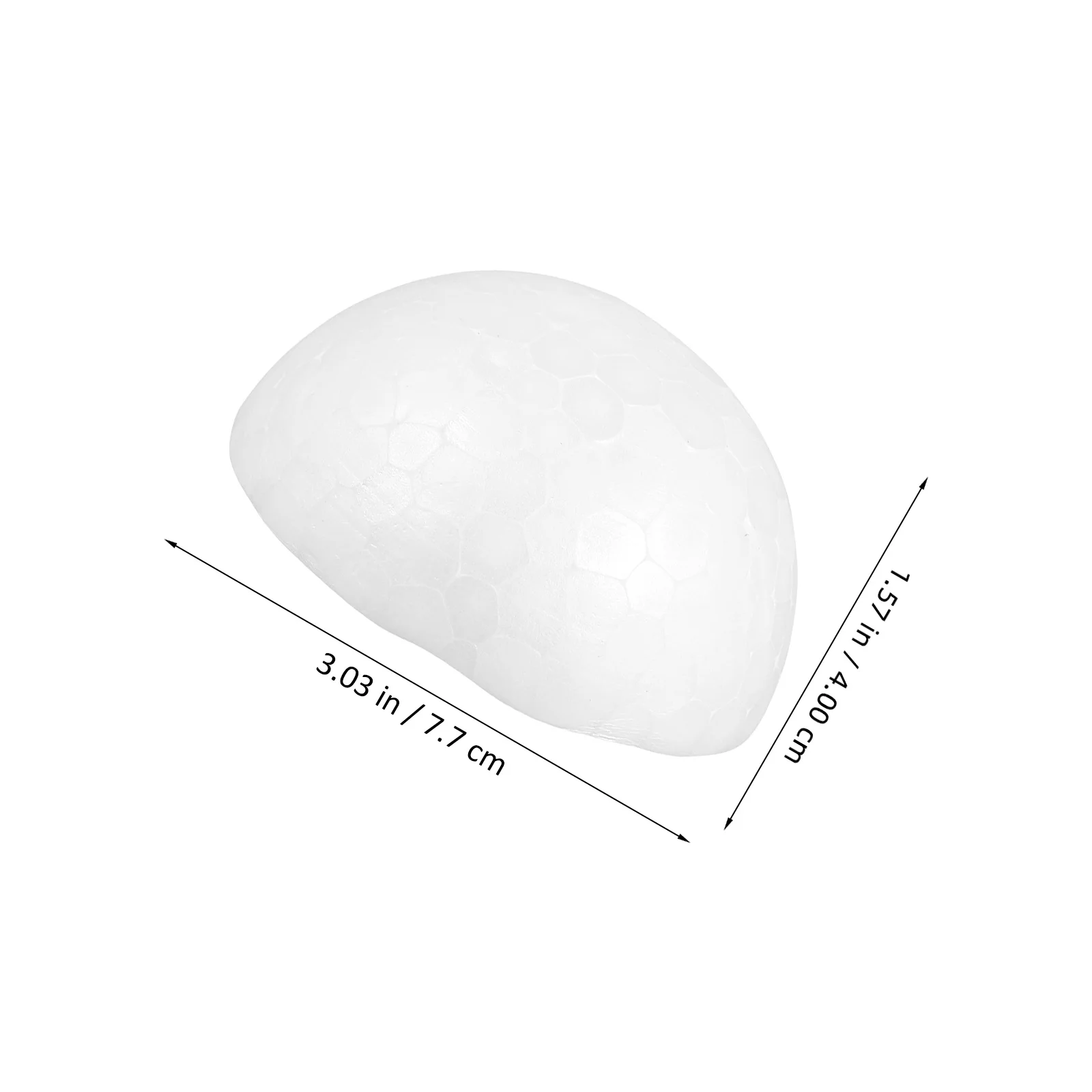 30 قطعة 8 سنتيمتر نصف الكرة رغوة الحرفية المواد الأبيض نصف دائرة الحلي Diy بها بنفسك اللوحة عيد الميلاد الديكور مشروع فني