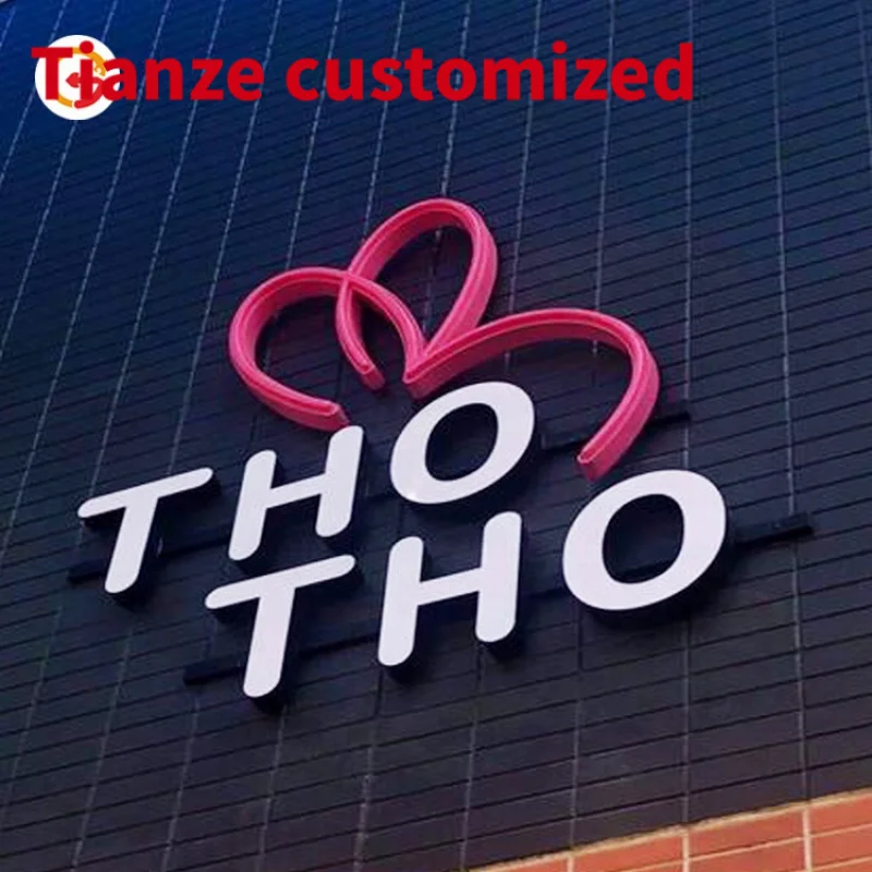 

(customized)JAGUARSIGN Custom Company Building Logo 3D Letter Sign Board Shop Name Board Outdoor Business Signs Logo Manufacture