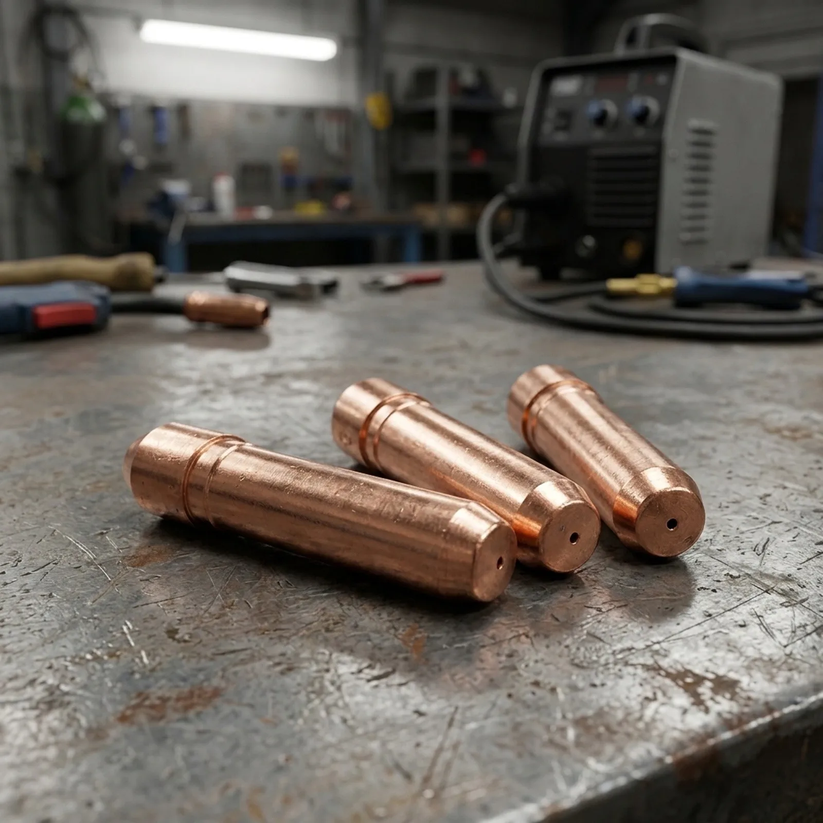 10 pcs copper for contact tips for Bernard for centerfire for mig welding gas accessories for D 1 1 diffusers for T series sizes