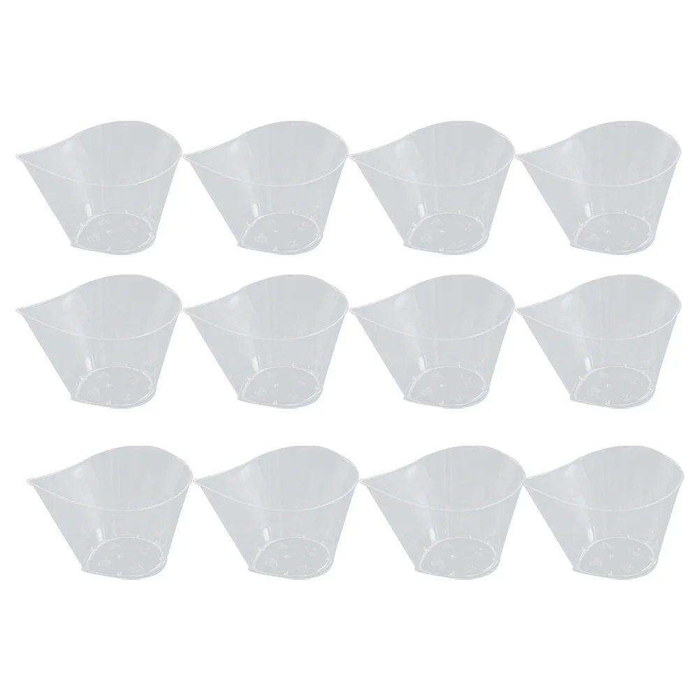 

20Pcs Clear Disposable Jelly Pudding Cups Crack-Resistant Plastic Mousse Containers for Birthdays Bbq Parties Tasting Sampling