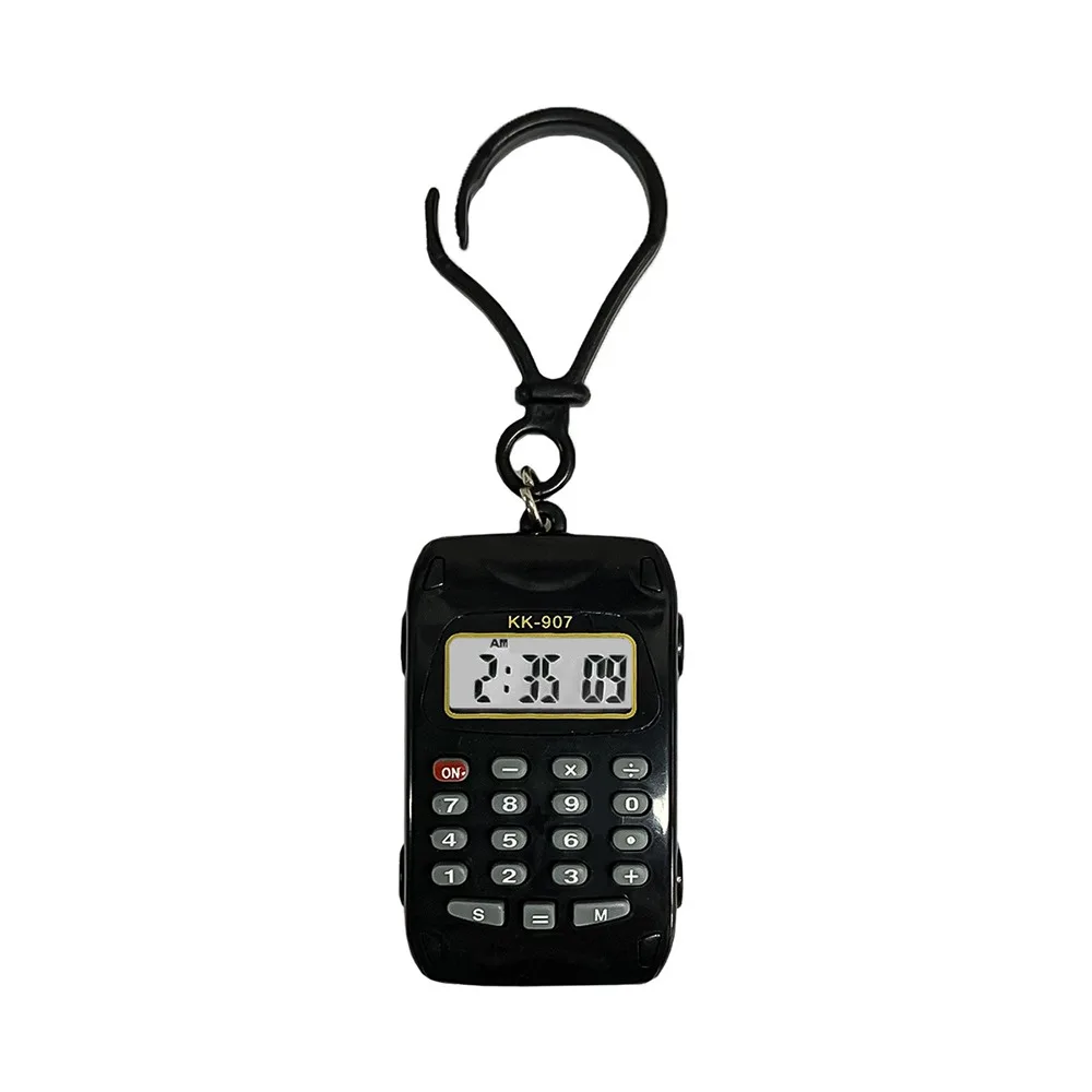 New Mini Electronic Calculator 8 Digits Display Lightweight Key Chain Multifunctional Creative Key Ring School