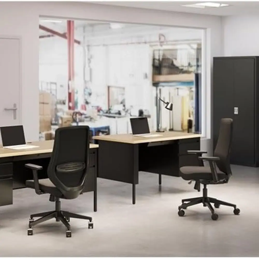 4 درج 52 خزانة ملفات معدنية لحم العجل الأسود، قابلة للقفل، مجمعة مسبقًا، حجم الرسالة، مناسبة للمنزل أو المكتب