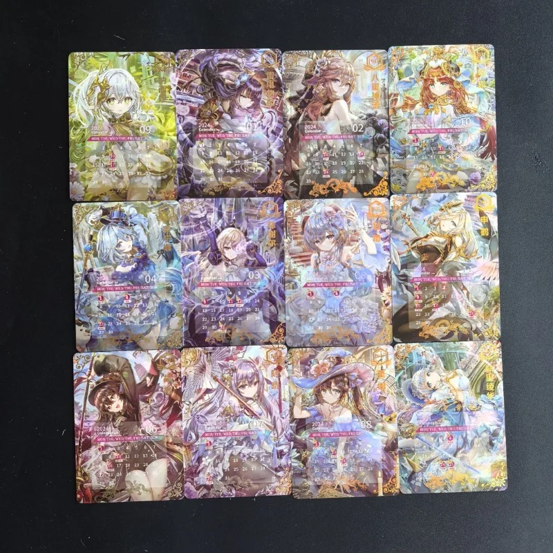 DIY Goddess Honey 1-2th Mr Collection Card Elaina Nakano Miku Hoshino Ai Kafka Anime Cartoon Character Series Flash Card Gifts