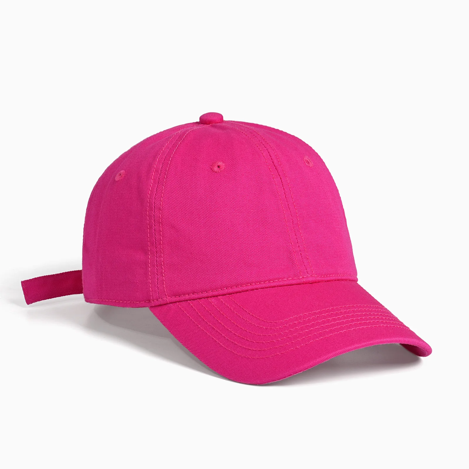 Customized Printed Logo Soft Top Baseball Caps Men's Fashionable Duck Tongue Hats Women's Outdoor Sun Shading Cap view 3